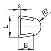 Elesa For round guides, with pin and nut, MPG-2C-P16 MPG-2C-P